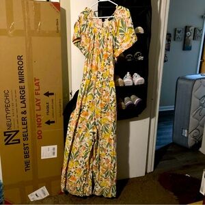 Lane Bryant Floral Jumpsuit size 3x